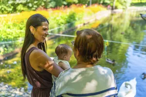 Three generations of a latin family