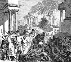Genseric sacking Rome, 455 AD