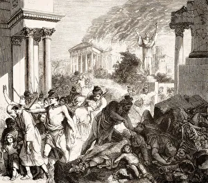 Genseric sacking Rome, 455 AD