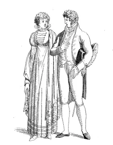 Gentleman and Lady, Court Costume of (1810)