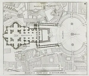 Geometric plan of the same basilica of S