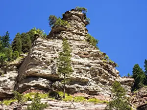 GEOPARC Bletterbach canyon, layers of sediments