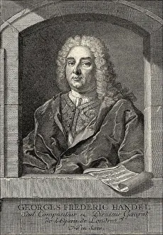 Georg Friedrich Haendel, historical illustration