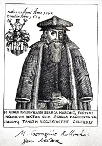 Georg Rollenhagen, 22 April 1542