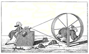 George III drives the dagger sharpening of Pitt