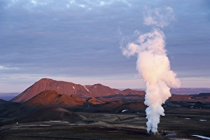 Well of a geothermal power station