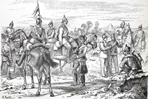 German Army around 1880, Prussian Artillery and Train