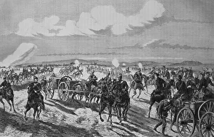 German artillery in the Battle of Dijon
