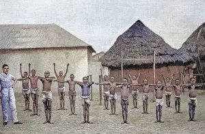 German gymnastics lessons for the natives of Togo