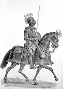German knight's armour from the first half of the 16th century