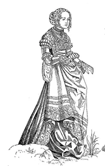 German Lady in 1530, Fashion History