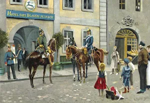 German Mounted Riflemen from Prussia and Bavaria
