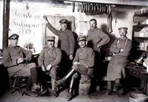 German officers in the canteen