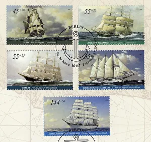 German postage stamps, charity stamps