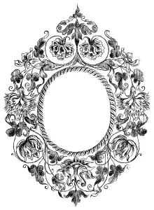 German Renaissance style, historical illustration from the 19th Century