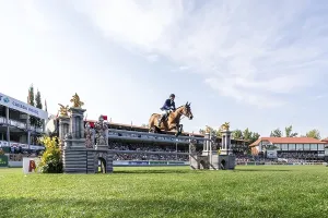 German rider Daniel Deusser riding Killer Queen VDM competes in the second round
