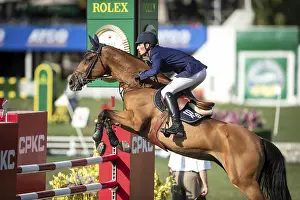 German rider Daniel Deusser riding Killer Queen VDM competes in the second round