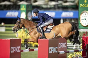 German rider Daniel Deusser riding Killer Queen VDM competes in the second round