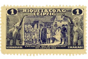 German trading stamp, Riquetaco AG Leipzig