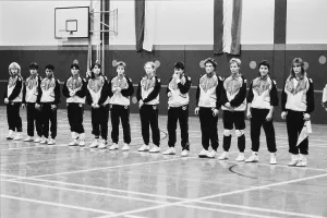 The German woman's national handball team on 14 November 1989, Germany, Europe