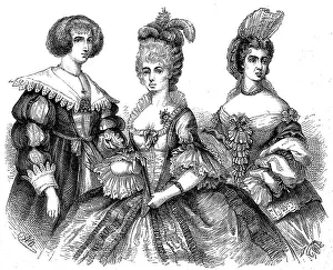 German women's costumes, at the time of the 30 year war