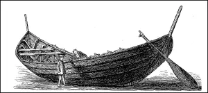 Germanic ship from the 2nd century