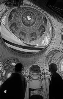 Germany, Berlin, 02.10.1991, Inauguration of the restored dome of the Berlin Cathedral