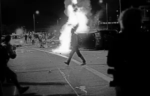 Germany, Berlin, 03. 10. 1990, Alexanderplatz