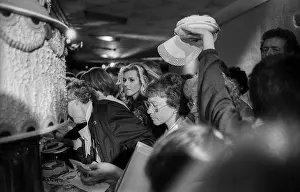 Germany, Berlin, 03.10.1992, cake cutting