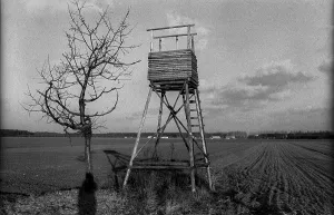Germany, Berlin, 06.01.1991, hunting stand