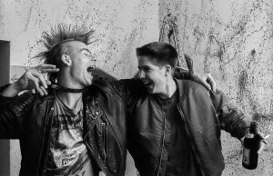 Germany, Berlin, 06.09.1991, Punks at KDW