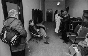 Germany, Berlin, 06.11.1990, clothing donations