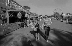 Germany, Berlin, 07.07.1991, in the Kulturpark Plaenterwald