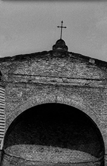 Germany, Berlin, 09.03.1992, Ruin of the Elisabeth Church (Schinkel building), Construction work - the church is being rebuilt, chancel, Europe