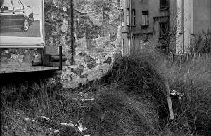 Germany, Berlin, 12/02/1992, railway embankment, Dunckerstrasse, Europe