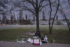 Germany, Berlin, 12.01.2025, Sunday afternoon in Mauerpark
