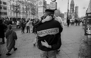 Germany, Berlin, 13.01.1991, Demo against the Gulf War on the Ku'damm