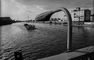Germany, Berlin, 13.08.1991, barge
