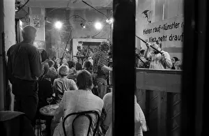 Germany, Berlin, 13.9.1992, at Cafe Zapata des Tacheles