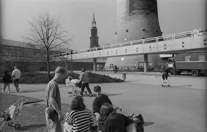 Germany, Berlin, 14. 03. 1991, Alexanderplatz