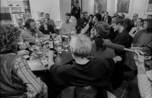 Germany, Berlin, 15.02.1991, round table discussion Experience with censorship