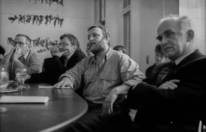 Germany, Berlin, 15.02.1991, round table discussion Experience with censorship