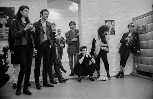 Framed Print : Germany, Berlin, 15.09.1992, nose flute player at a vernissage at Galerie Knaack 90 Framed Print : Germany, Berlin, 15.09.1992, nose flute player at a vernissage at Galerie Knaack 90