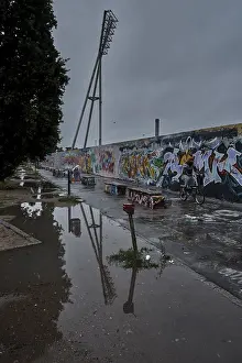 Germany, Berlin, 17.07.2025, rainy day in Prenzlauer Berg