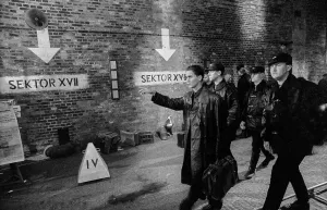 Germany, Berlin, 18.10.1991, shooting of the film The Visitor