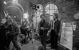 Germany, Berlin, 18.10.1991, shooting of the film The Visitor