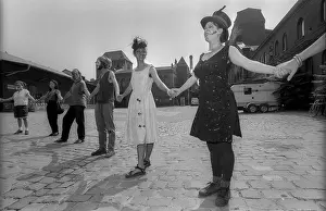 Germany, Berlin, 1.8.1992, Wise Fool Puppet Intervention