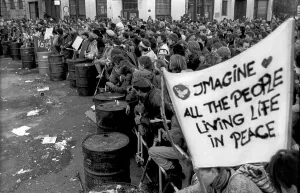 Germany, Berlin, 19.01.1991, Demo against Gulf War