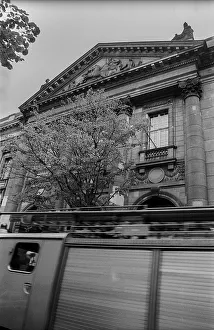 Germany, Berlin, 20.05.1991, former FDJ headquarters (gable)