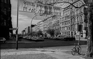 Germany, Berlin, 21.04.1991, Oderberger Strasse / Kastanienallee